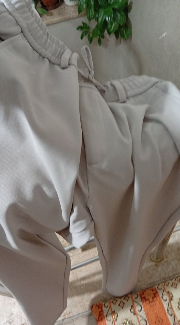 Erkek Gri Midi Kumaş Pantolon - Görsel 2