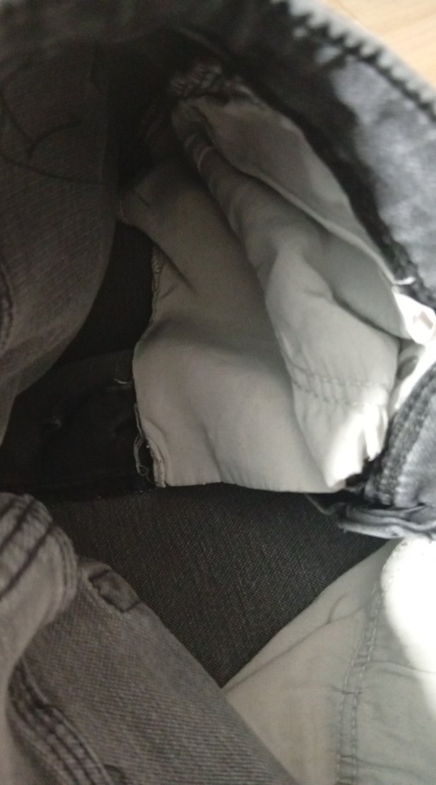 Erkek Gri Bol Kesim Midi Kot Pantolon - Görsel 3