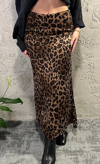LEOPAR MAXİ ETEK