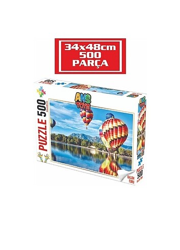 500 parça puzzle balon turu