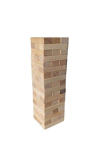 Diğer Ahşap jenga 54 parça denge oyunu