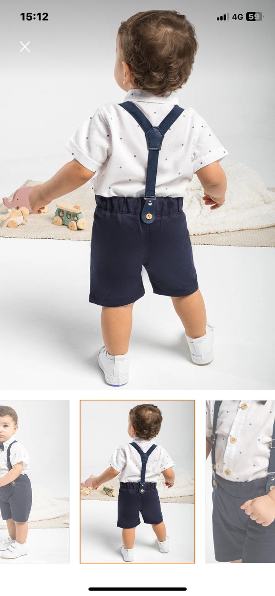 Erkek bebek 4  lü slopet takım - Görsel 2