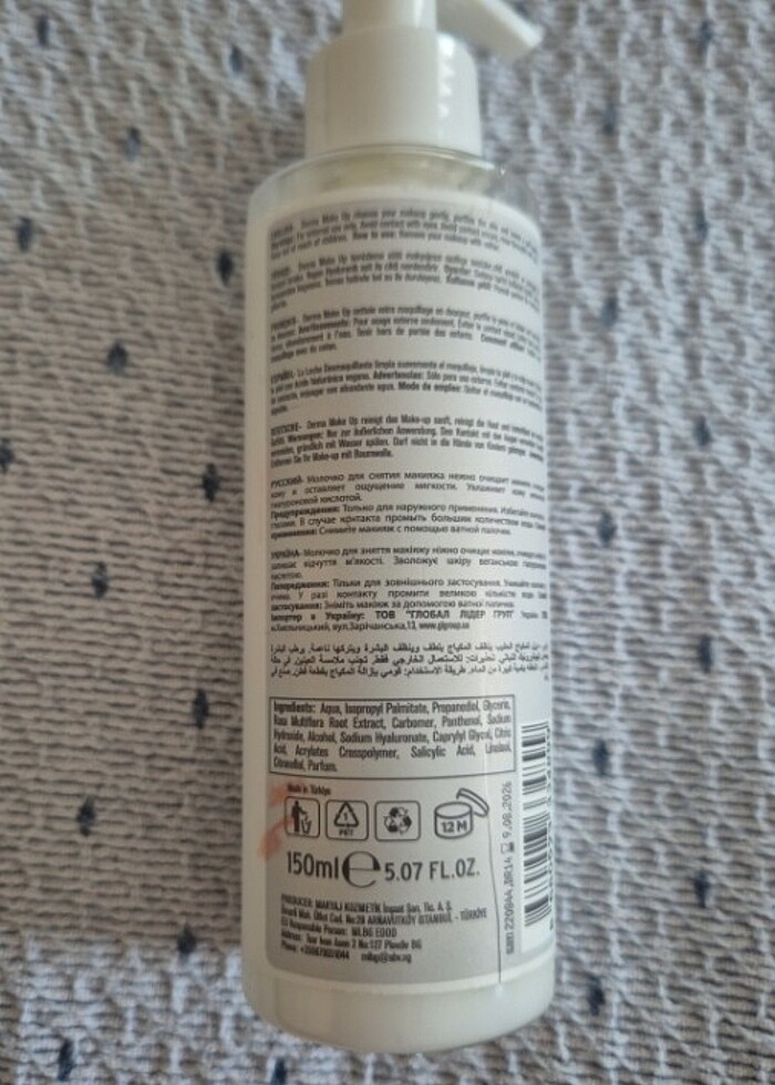 Makyaj temizleme sütü - Görsel 3