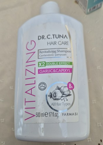Dr.C.Tuna Canlandırıcı Sarımsaklı Şampuan 500 ml