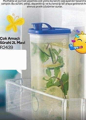Tupperware çok amaçlı surahi 2lt