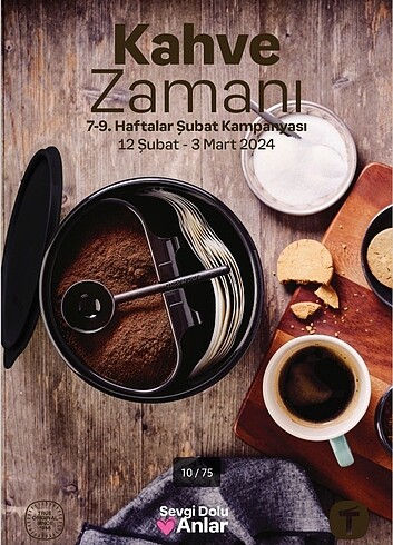  Beden Tupperware kahve istasyonu 