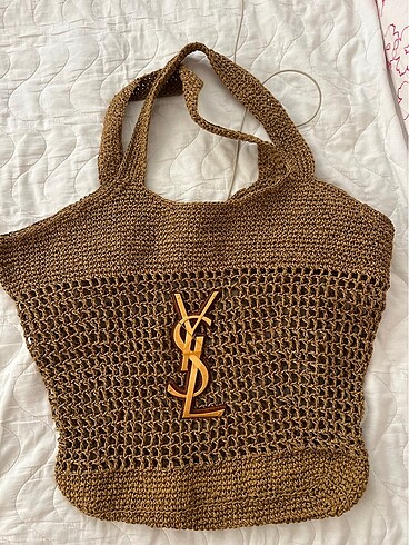 YSL hasır çanta