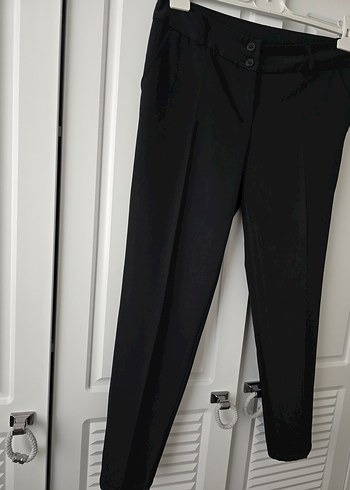 siyah kumaş pantolon - Görsel 2