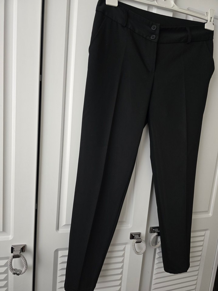 siyah kumaş pantolon - Görsel 2