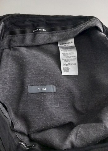 Pierre Cardin marka erkek siyah kumaş  pantolon - Görsel 3