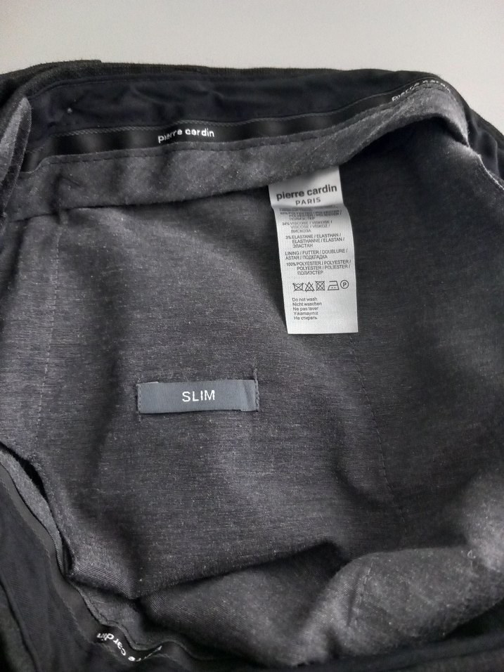 Pierre Cardin marka erkek siyah kumaş  pantolon - Görsel 3