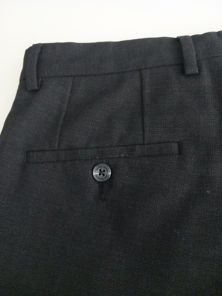 Pierre Cardin marka erkek siyah kumaş  pantolon - Görsel 5