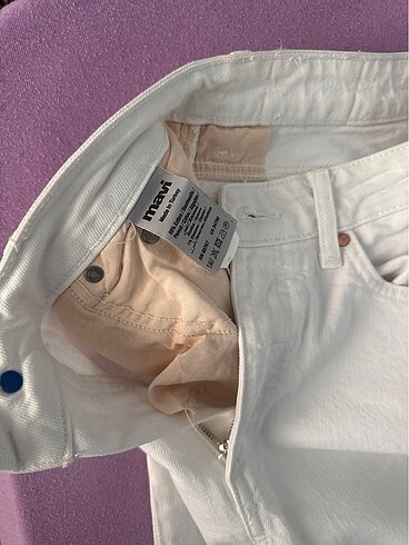 m Beden beyaz Renk Mavi jeans