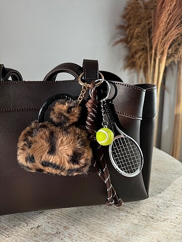 Leopar Çantalı Charm