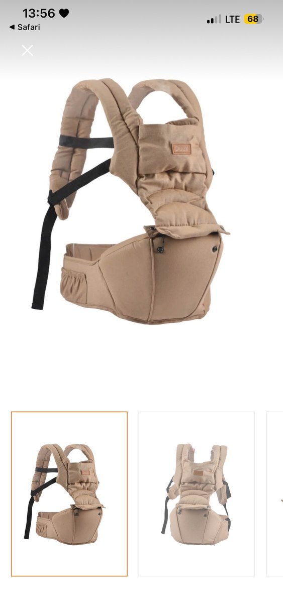 Duux Hipstar Bej Bebek Kangurusu - Görsel 5