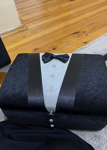 Kemerli Siyah Mini Tuxedo - Görsel 3