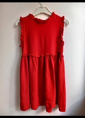 Kırmızı Koton Elbise