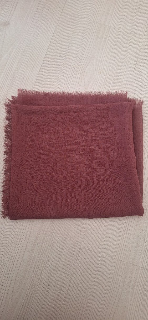 koyu pudra pembe esarp - Görsel 2