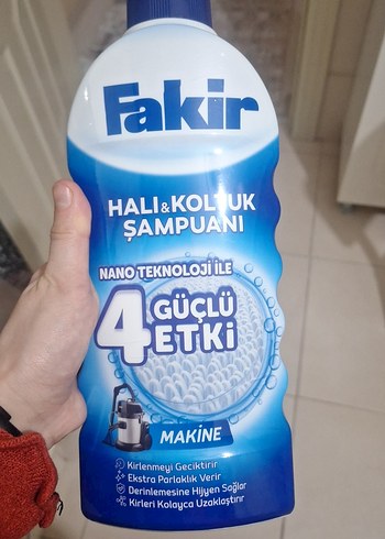 Fakir Halı ve Koltuk Şampuanı 1000 ml - Görsel 2