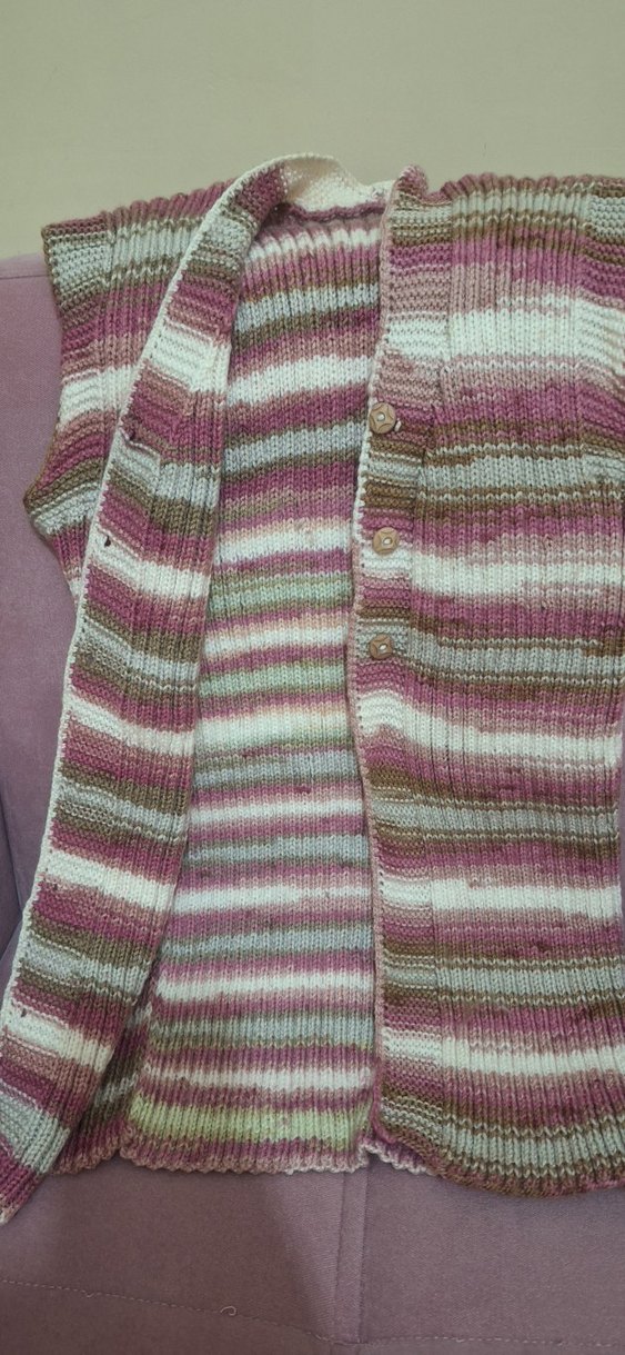 ebruli bayan yeleği - Görsel 2