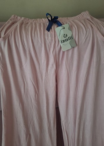 xxl Beden pembe Renk Kızlar için Pembe Süet Salaş pijama alti