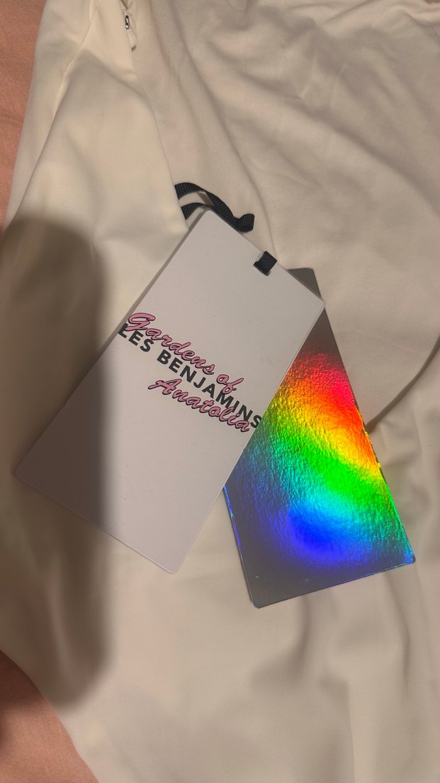 Beyaz Les Benjamins İnce Askılı Mayo - Görsel 3