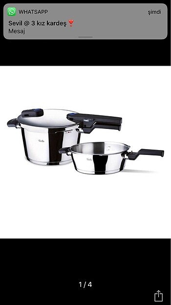 Fissler düdüklü tencere