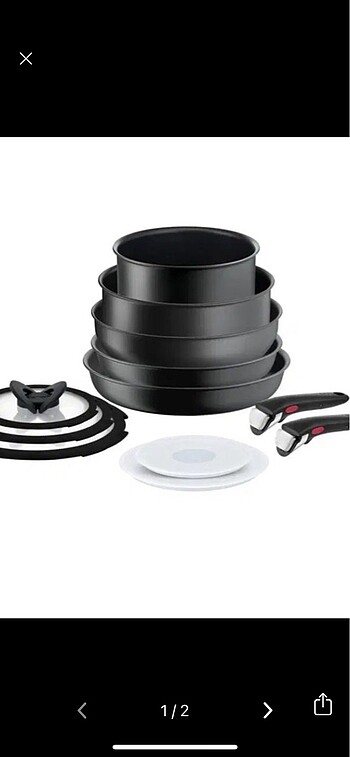  Beden gri Renk Tefal ingenio 3x