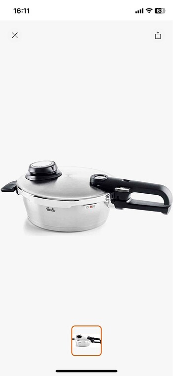Fissler düdüklü tencere 1.8 lt