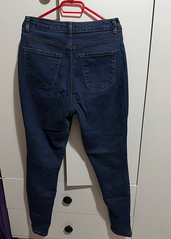 Kadın Lacivert Dar Kesim Jean - Görsel 2