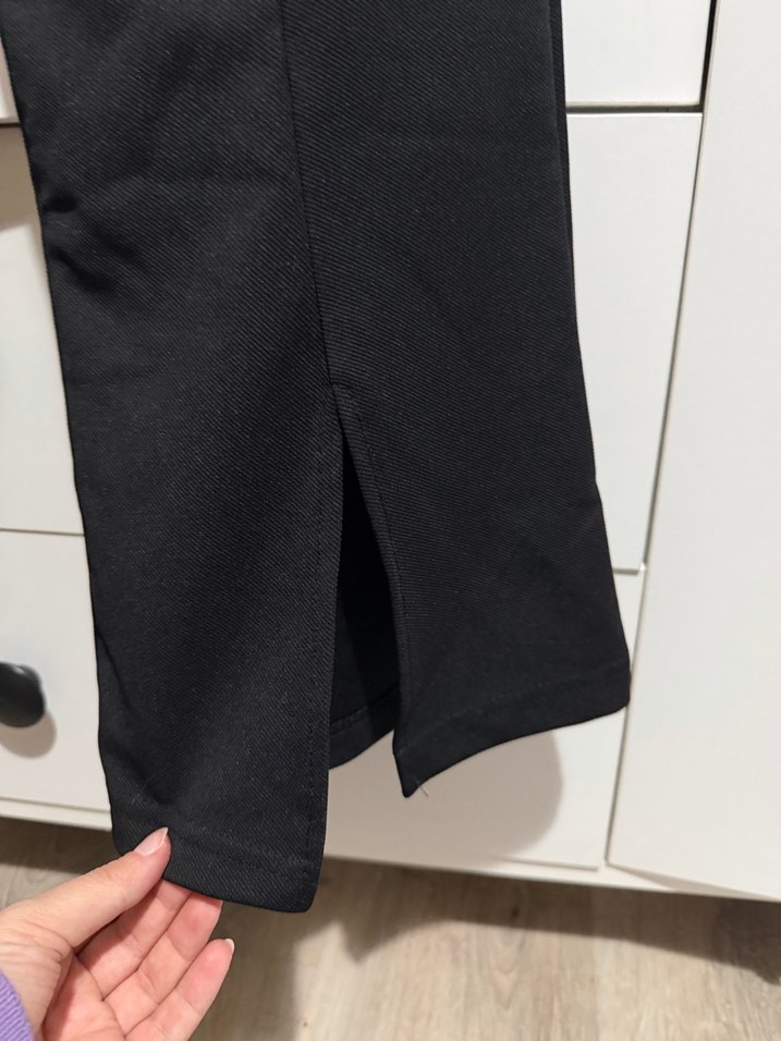 Siyah Kadın Kumaş Pantolon - Görsel 2