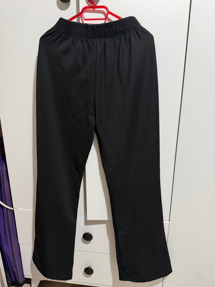 Siyah Kadın Kumaş Pantolon - Görsel 4