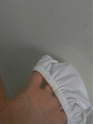 Beyaz Crop Üst - Görsel 5