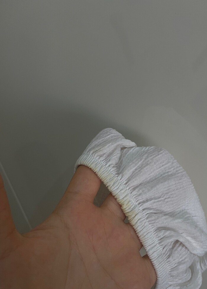 Beyaz Crop Üst - Görsel 5