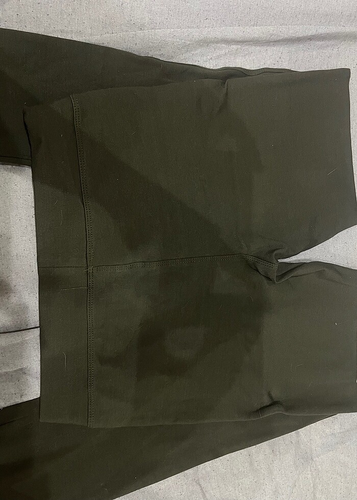 Haki Tayt Pantolon - Görsel 3