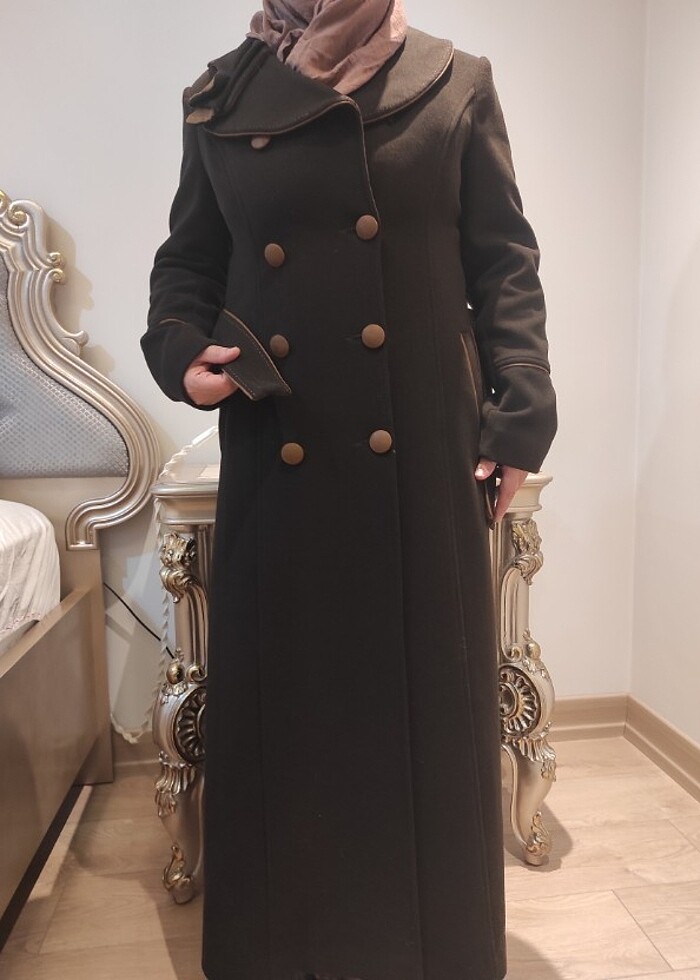 MKalın kaşe pardesü .  - Görsel 4