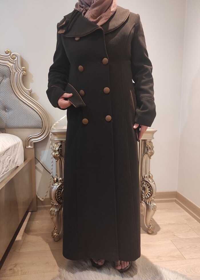 MKalın kaşe pardesü .  - Görsel 5