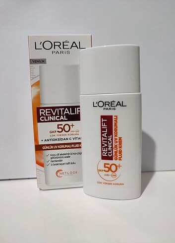 Loreal Paris Revitalift clinical güneş kremi