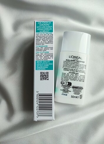 Beden Loreal Paris Bright Reveal Güneş Kremi Spf 50+
