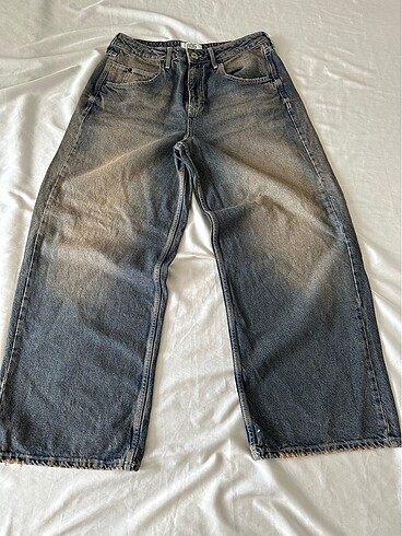 urban outfitters damgalı baggy jeans