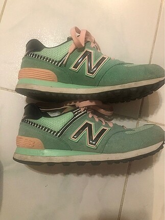 38 Beden NewBalance Yeşil Pembe