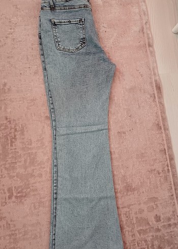Diğer Bol Kesim Midi Kadın Kot Pantolon