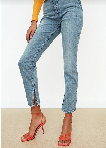 Yüksel bel jeans