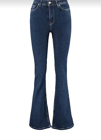 42 Beden mavi Renk Trendyolmilla flare jeans