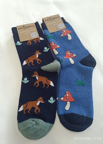 2 Çift Yün Çorap(35-38 Numara) - Görsel 2