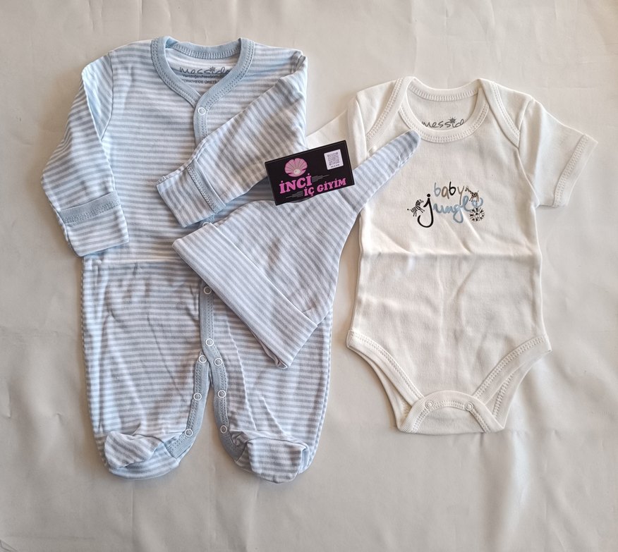  Yenidoğan Erkek Bebek Seti  - Görsel 2