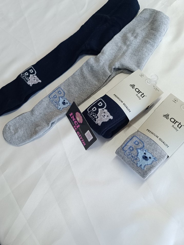 6-12 Ay Erkek Bebek Külotlu Çorap - Görsel 3