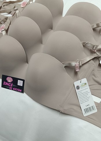 Desteksiz, Balenli C Cup Sütyen  - Görsel 2