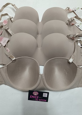Desteksiz, Balenli C Cup Sütyen  - Görsel 4