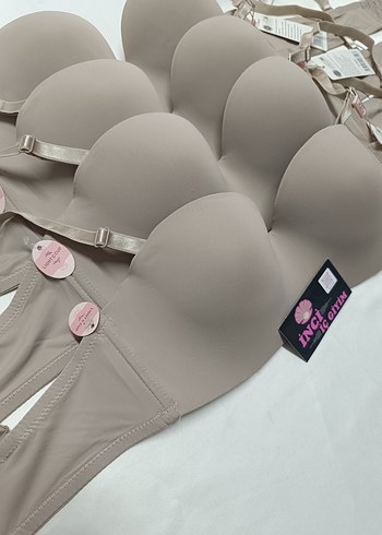 Desteksiz, Balenli C Cup Sütyen  - Görsel 3